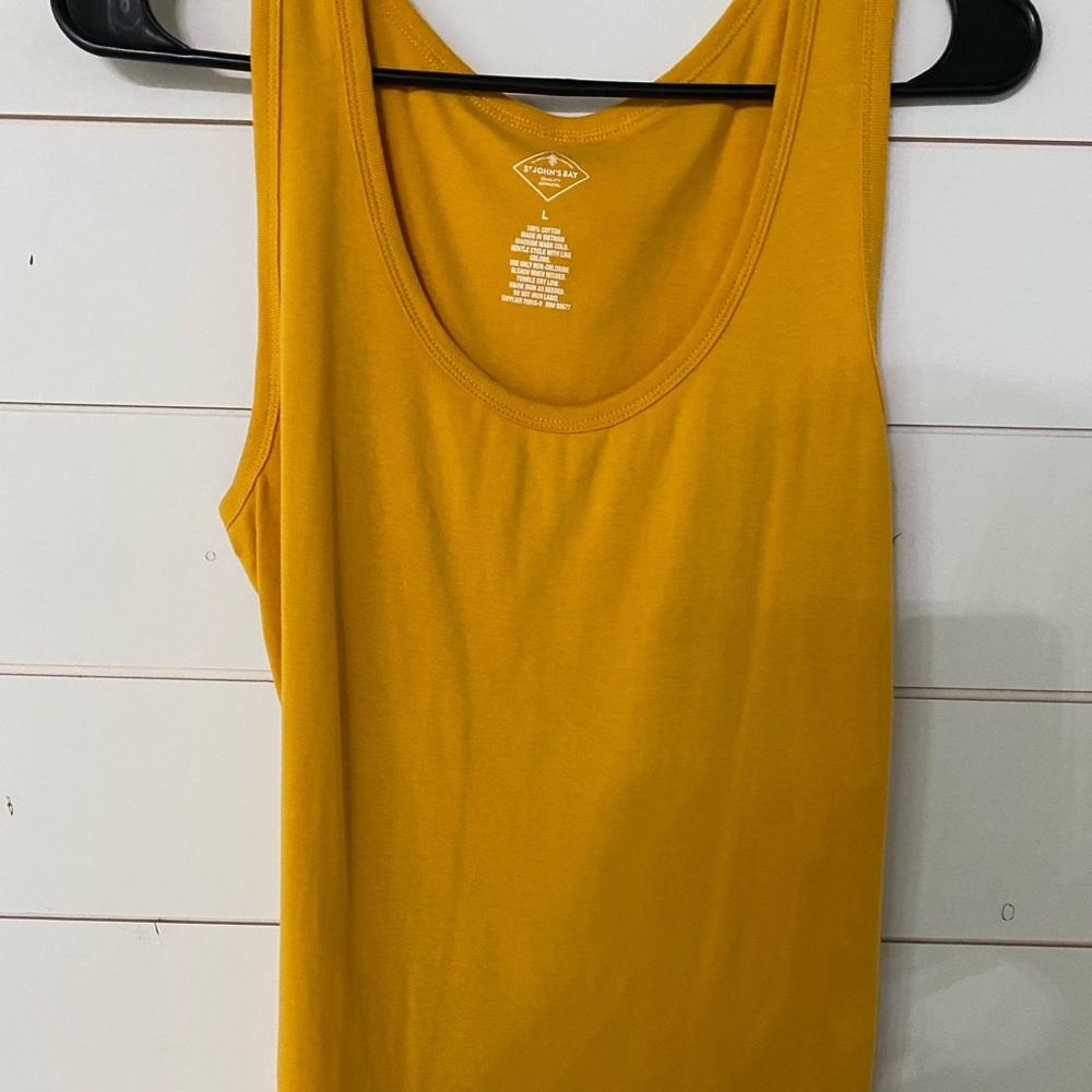 Gold tank top